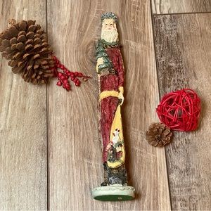 Vintage Pencil Santa Figurine